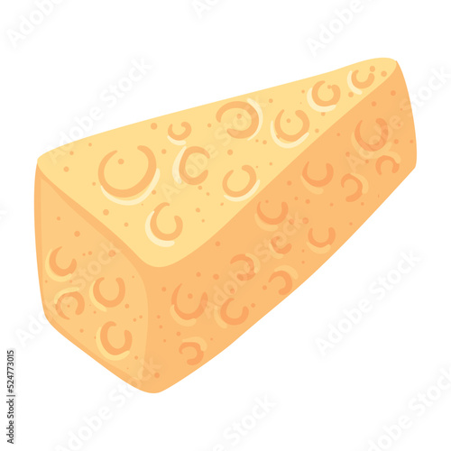 delicious cheese portion