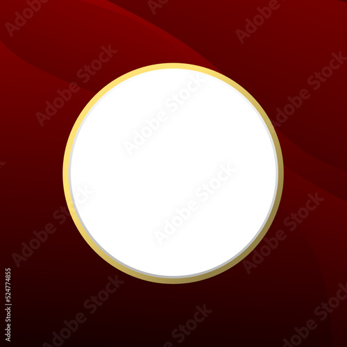 Photo frame design for events with transparent background