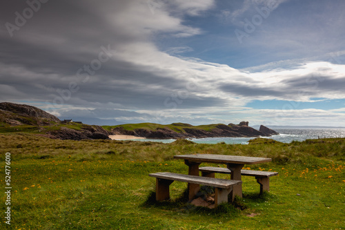 Amazing Clachtoll Beach in Lochinver, Scotland.