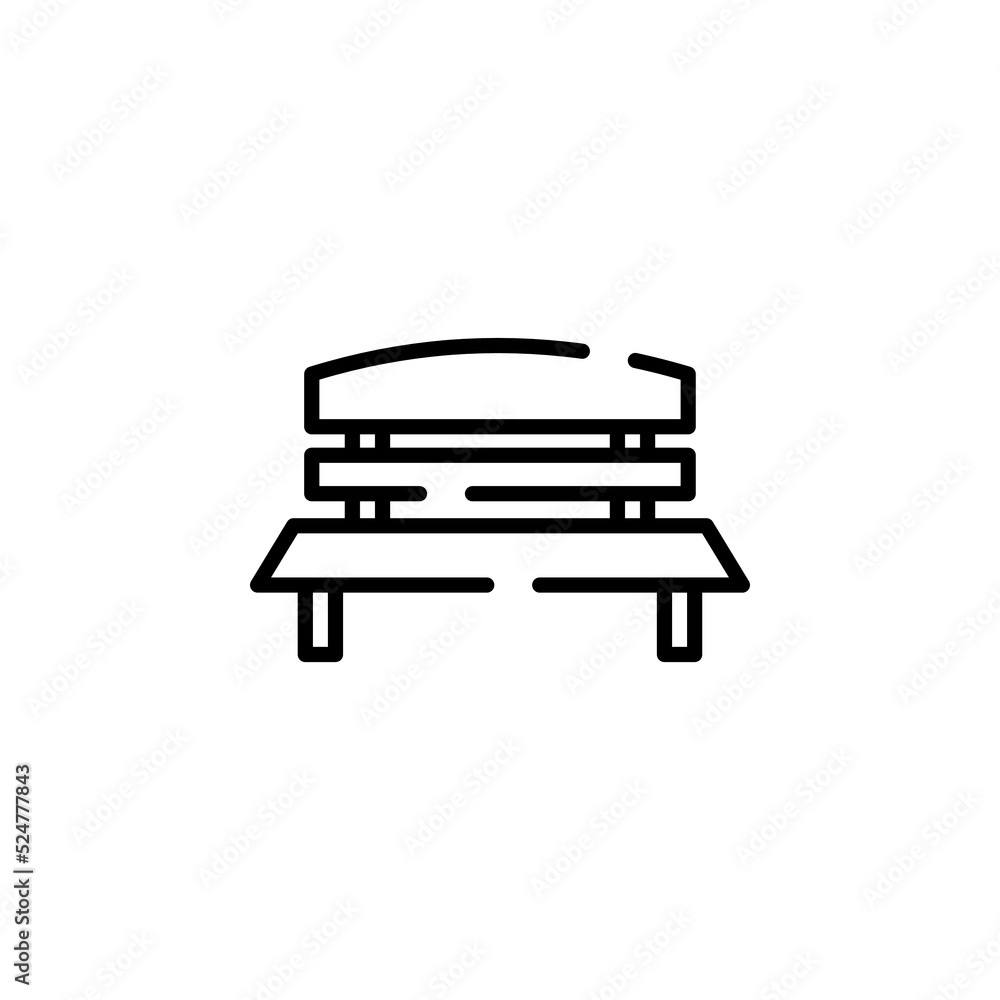 Chair, Seat Dotted Line Icon Vector Illustration Logo Template. Suitable For Many Purposes. Chair, Seat Dotted Line Icon Vector Illustration Logo Template. Suitable For Many Purposes.