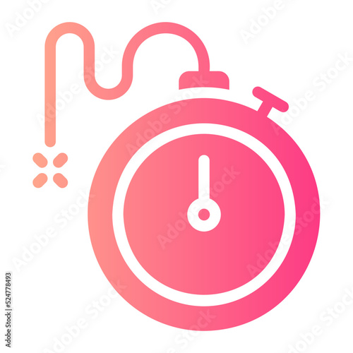 deadline gradient icon