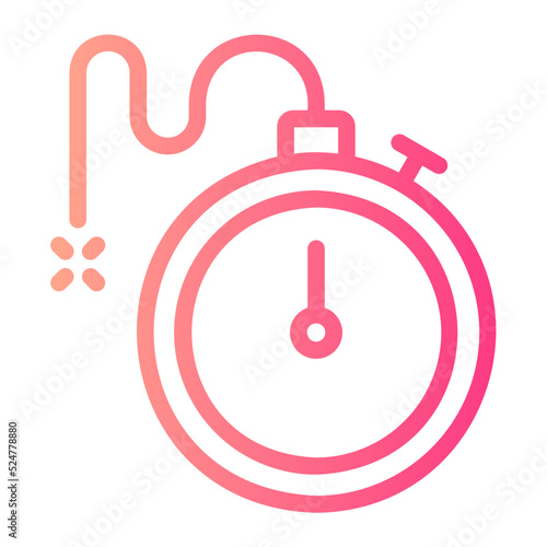 deadline gradient icon