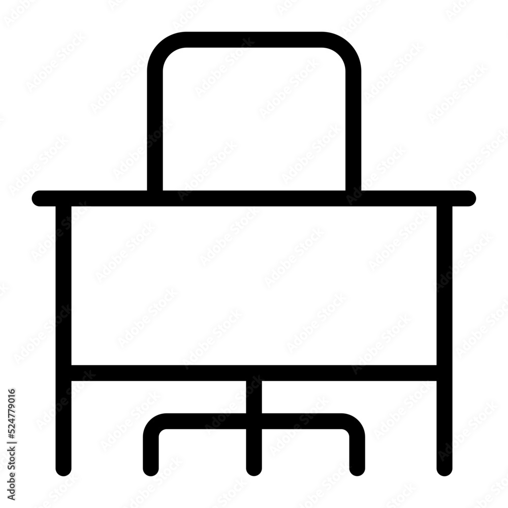 desk line icon desk line icon