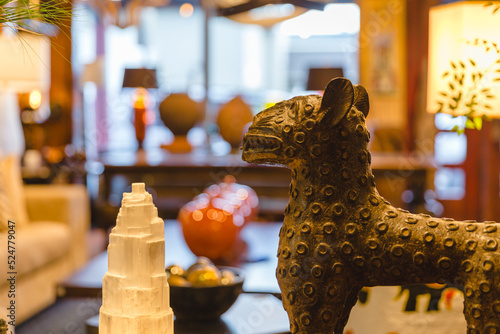 Fotografie Figurines decorating home