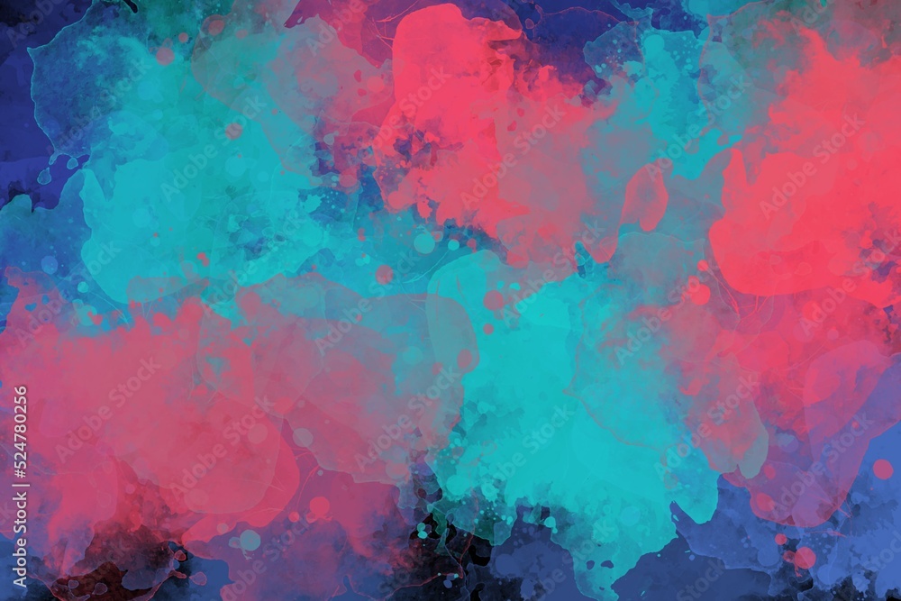 Abstract watercolor pattern background.