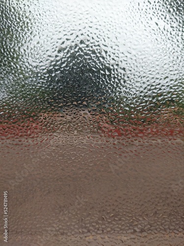 Background of raindrops on a window. 