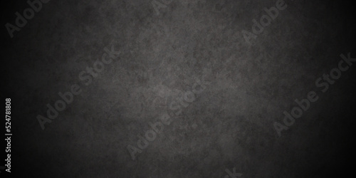 Chalk board on blackboard marble and Dark Black stone concrete backdrop grunge texture background anthracite panorama. Panorama dark grey black slate background or texture.