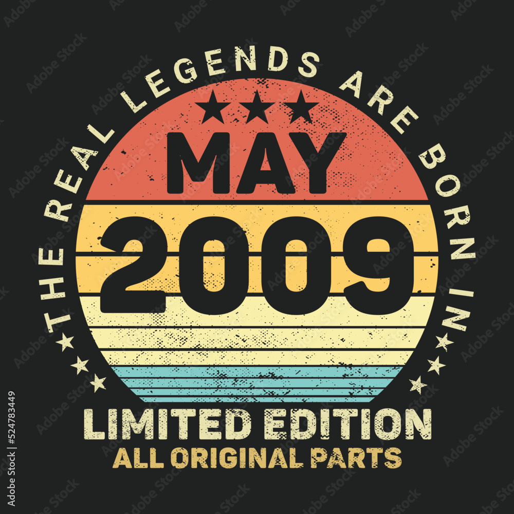The Real Legends Are Born In Ma 2009, Birthday gifts for women or men, Vintage birthday shirts for wives or husbands, anniversary T-shirts for sisters or brother