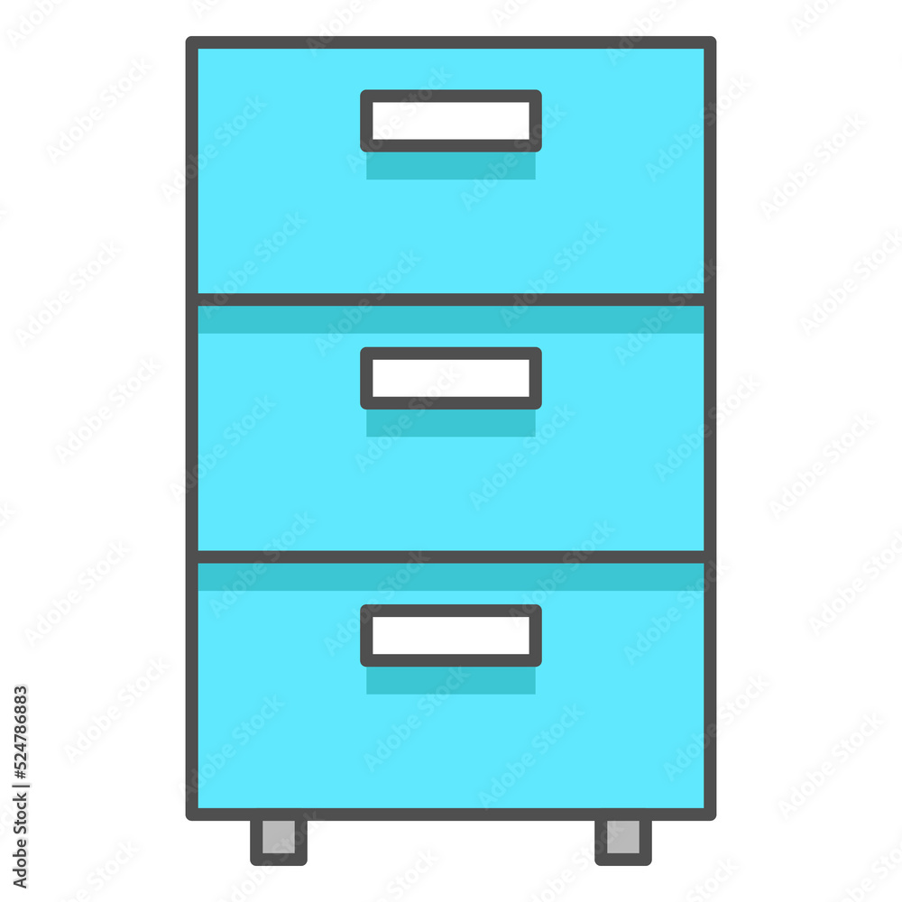 Locker Icon Office Equipment Illustration Locker Icon Office Equipment Illustration