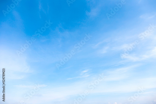 Blue sky background clear sky clouds.