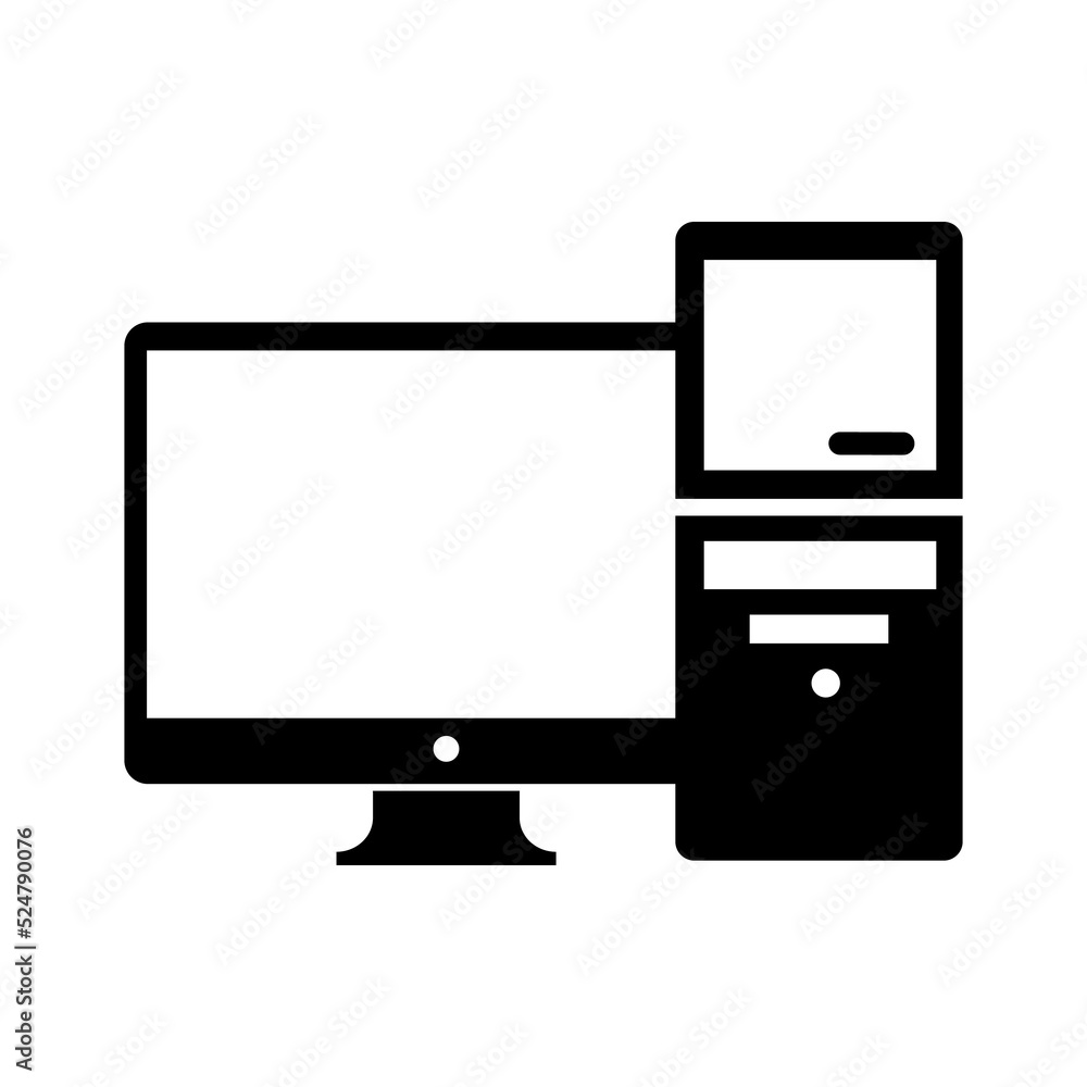 Device and gadget illustration collection set. computer in flat design. Device and gadget illustration collection set. computer in flat design.