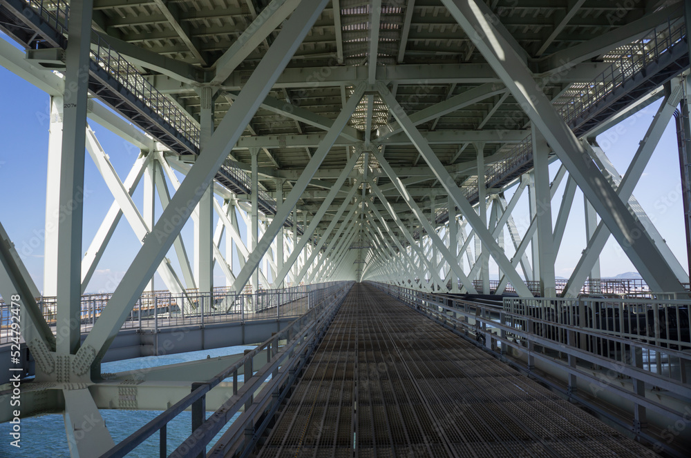 世界最大級吊り橋　明石海峡大橋