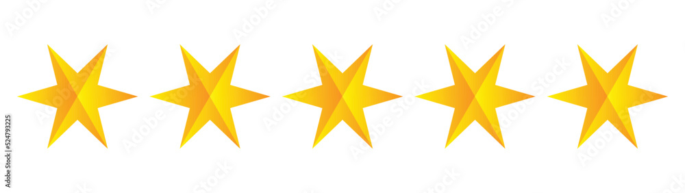 Obraz premium six stars illustration of an figure