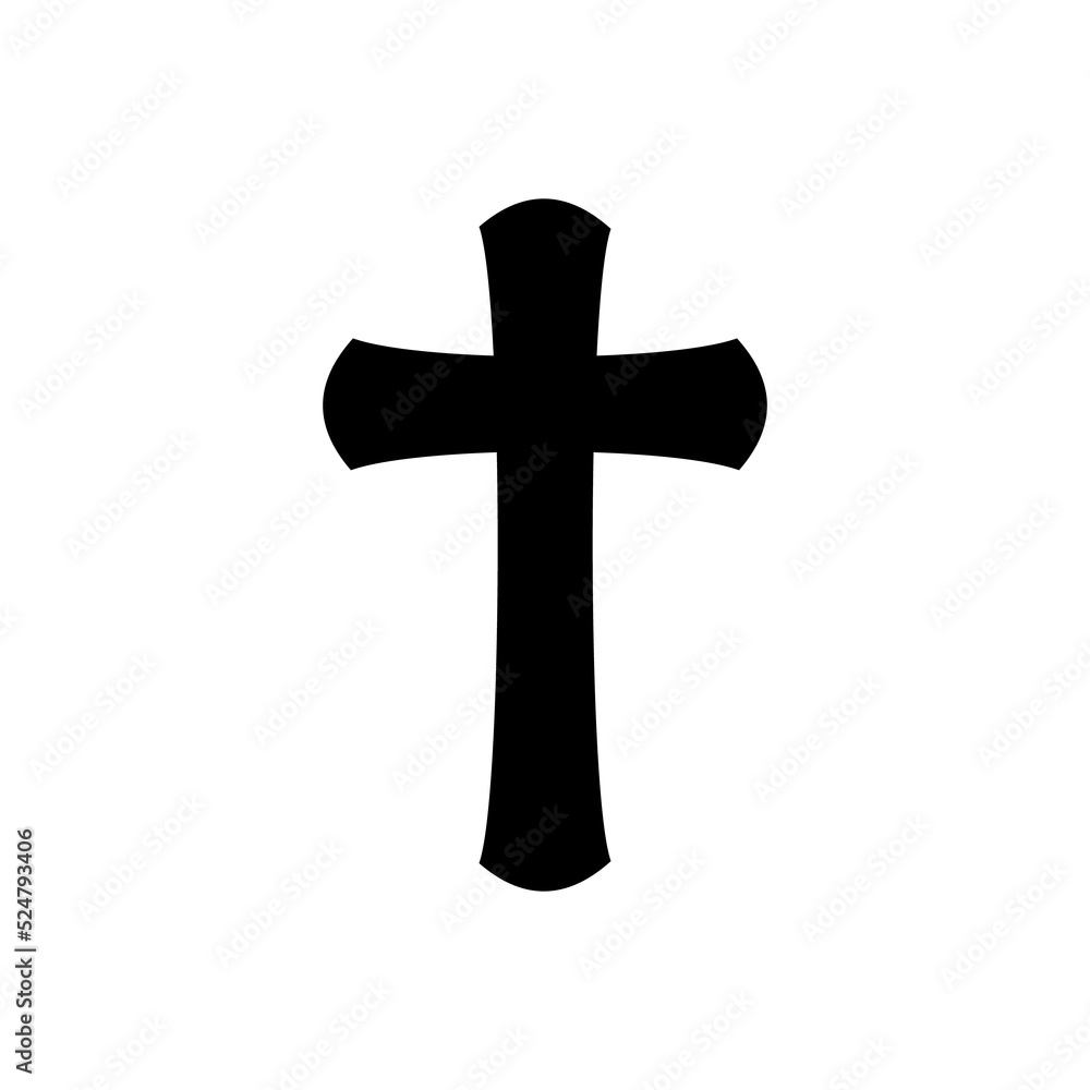 silhouette of the cross of jesus Religious Christians silhouette of the cross of jesus Religious Christians