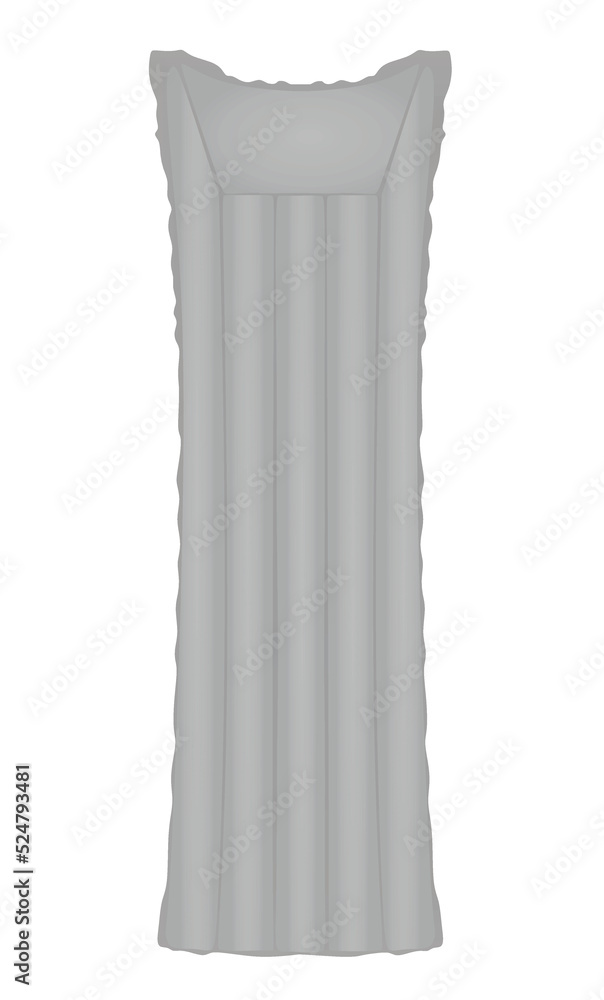 Grey water bed. vector illustration Grey water bed. vector illustration