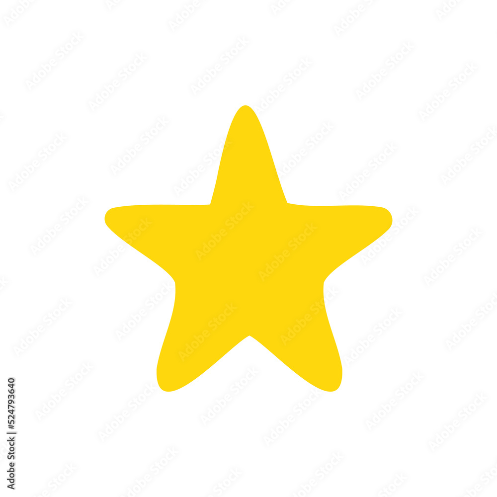 yellow star shape collection night sky decoration yellow star shape collection night sky decoration