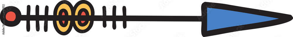 arrow doodle illustration on transparent background arrow doodle illustration on transparent background