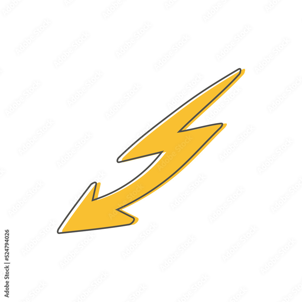 Thunder and Bolt Lighting flash. Thunder and Bolt Lighting flash.