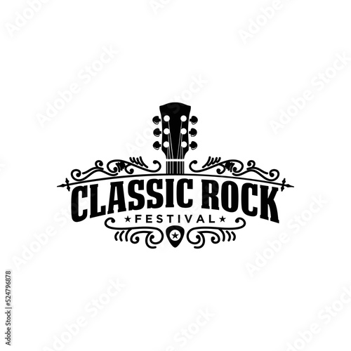 Classic Rock Festival Logo Design