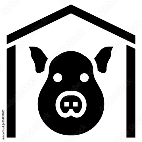 FACTORY FARM glyph icon