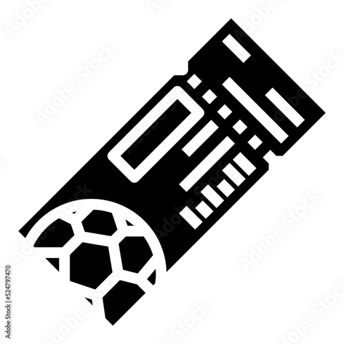 TICKET glyph icon