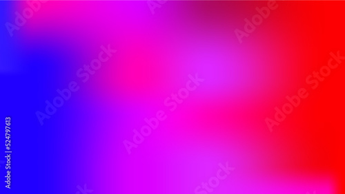 abstract blurred gradient red purple and blue background illustration photo