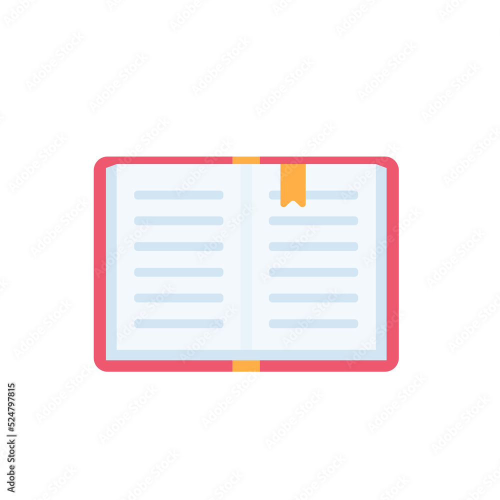 Open book vector. education concept online learning Open book vector. education concept online learning