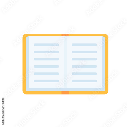 Open book vector. education concept online learning © anuwat