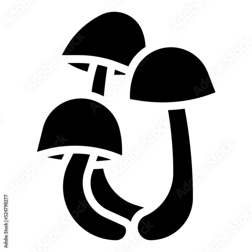MUSHROOM glyph icon