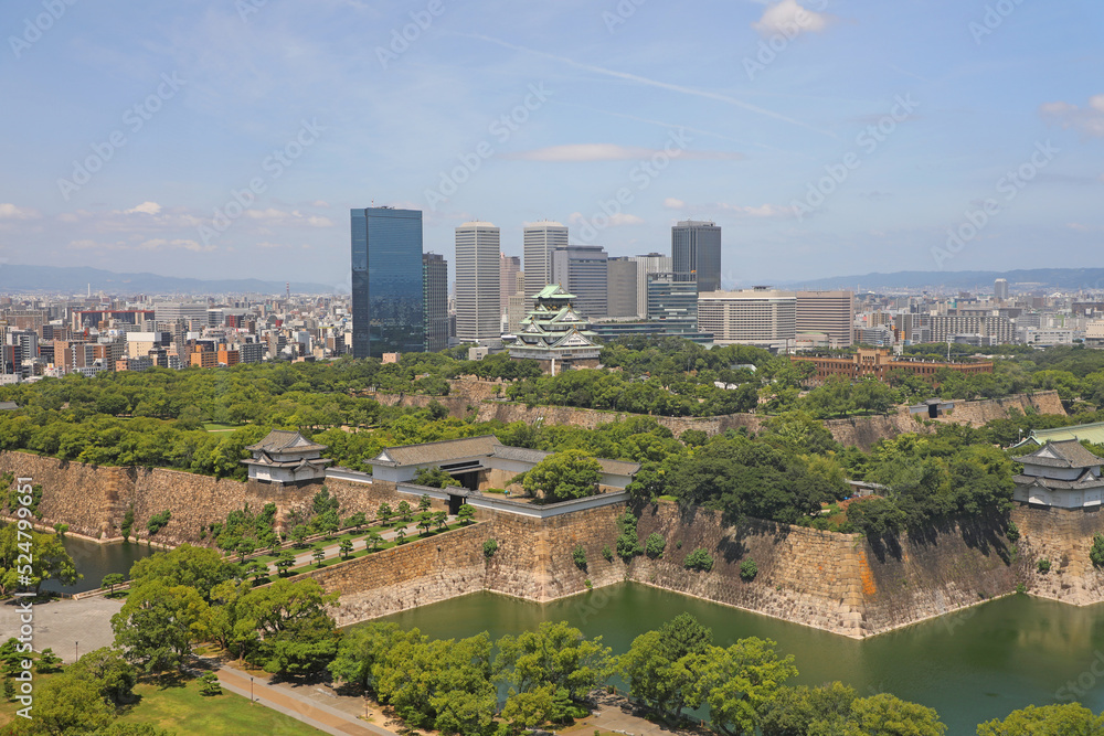 Obraz premium 大阪城 天守閣