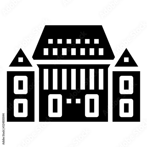 SUPREME COURT glyph icon