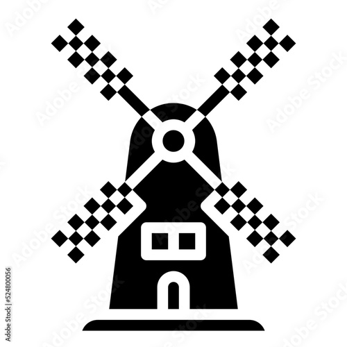 WINDMILL glyph icon