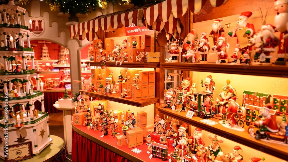 Inside specialist Christmas store