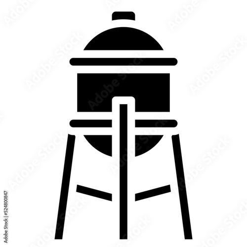 WATER TOWER glyph icon