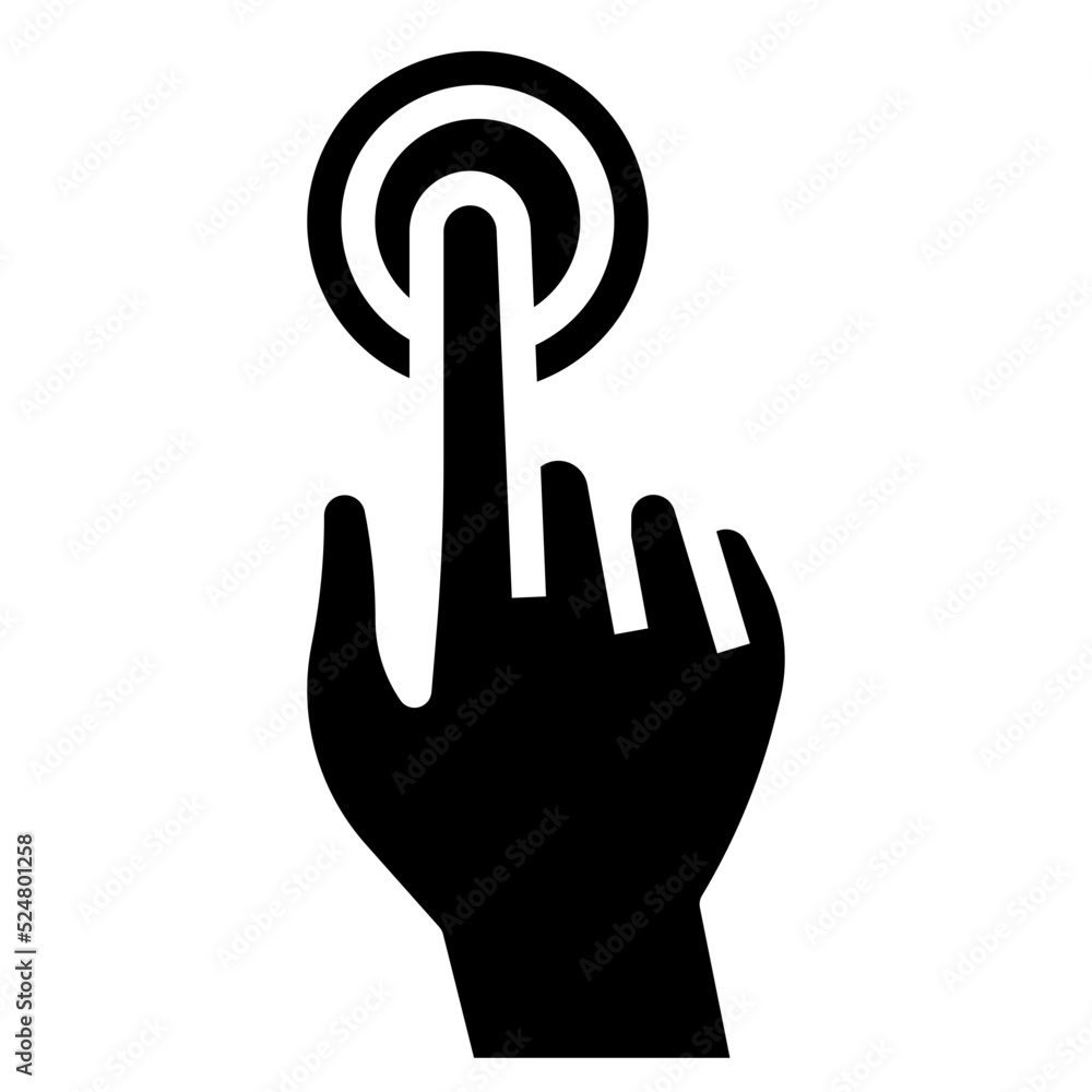 DOUBLE TAP glyph icon DOUBLE TAP glyph icon