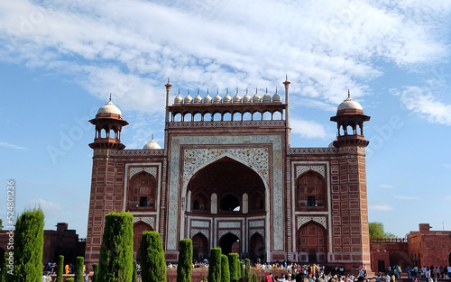 Taj Mahal Main Entrance Gate in Agra photo