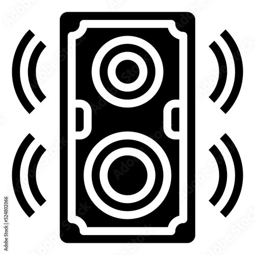 SPEAKERS glyph icon
