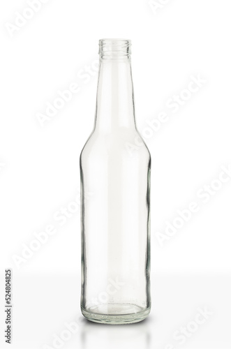 empty glass drink bottle