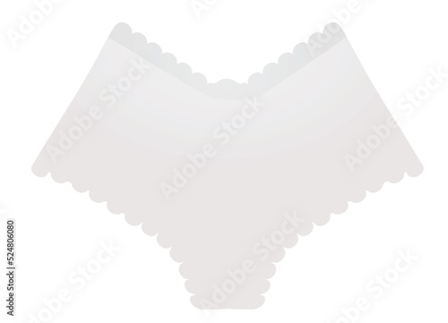 V waist panties. vector illustration