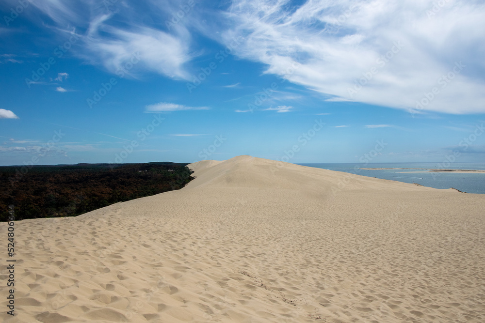 Dune du Pilat, France, sand dunes on the beach
