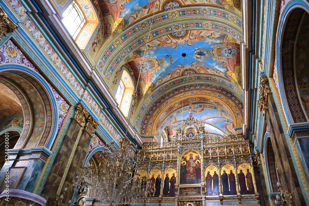 Interior of Cathedral of the Resurrection of Christ in  Ivano-Frankivsk, Ukraine