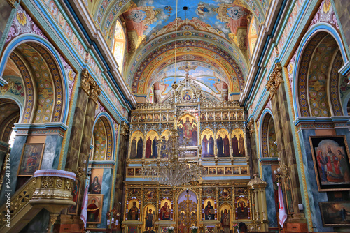 Interior of Cathedral of the Resurrection of Christ in Ivano-Frankivsk, Ukraine 