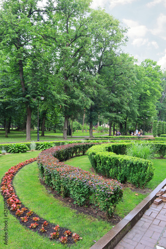 Park named after Taras Shevchenko in Ivano-Frankivsk, Ukraine 
