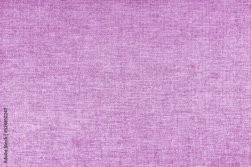 Fototapeta premium Texture of natural purple upholstery fabric or cloth. Fabric texture of natural cotton or linen textile material. Blue canvas background. Decorative fabric for curtain, furniture, walls, clothes