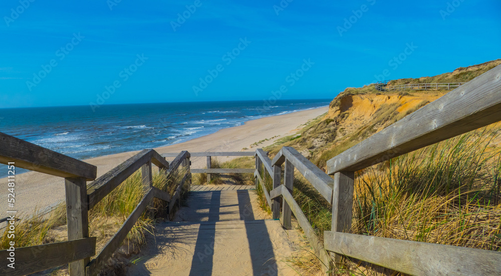 Treppe zum Strand