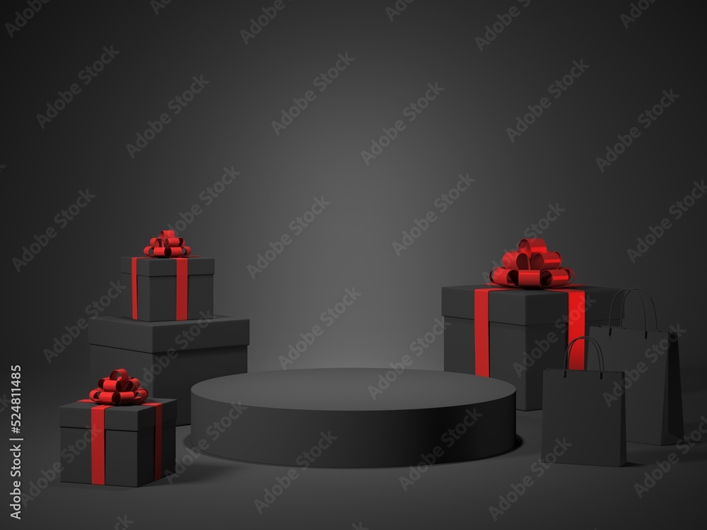 Background 3d scene with podium, minimal product display mock up scene ...