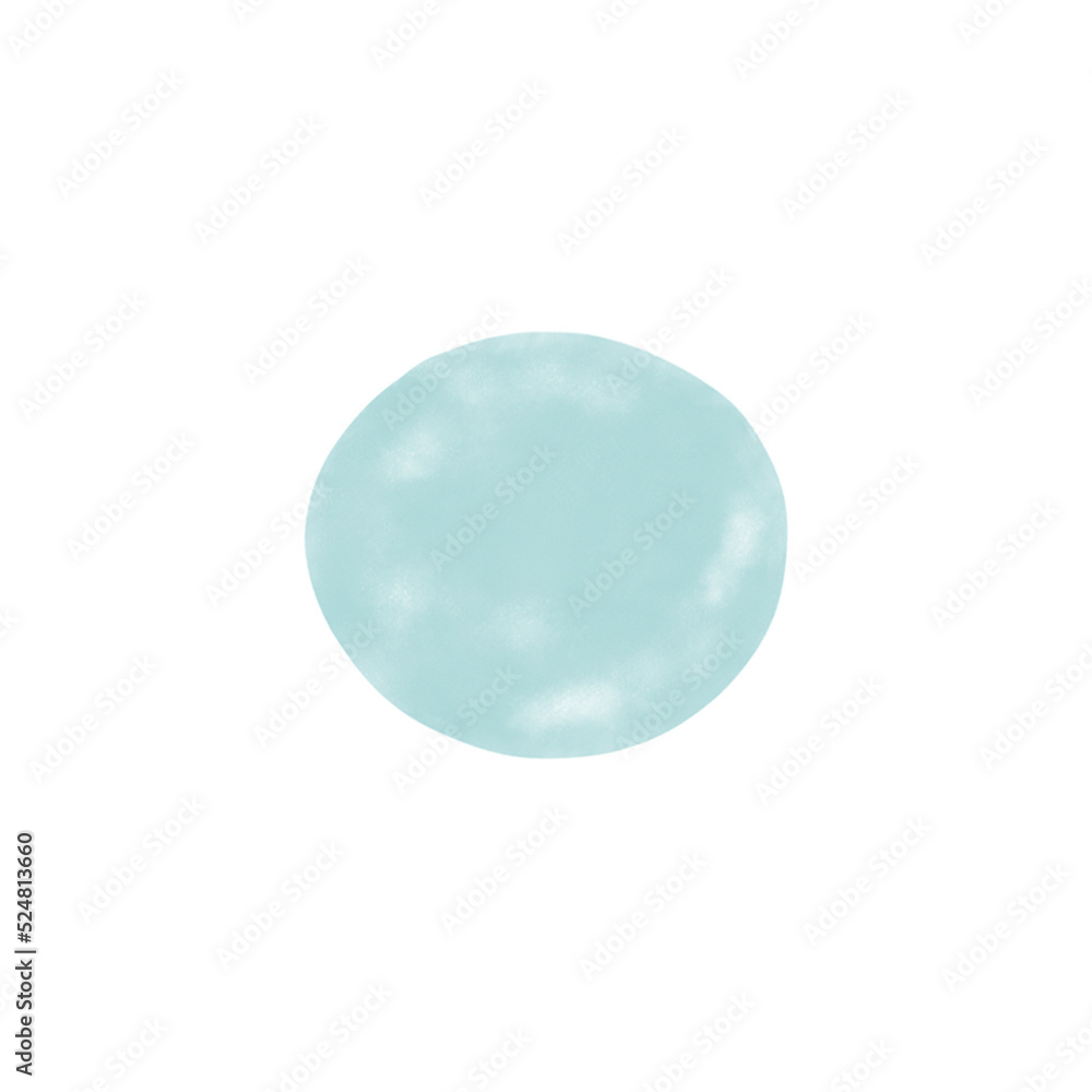 Green Circle Watercolor Green Circle Watercolor