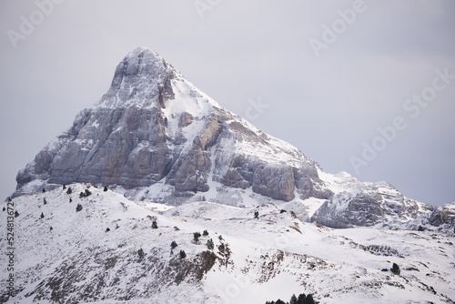 Wallpaper Mural Mountain slope covered with snow under blue sky Torontodigital.ca