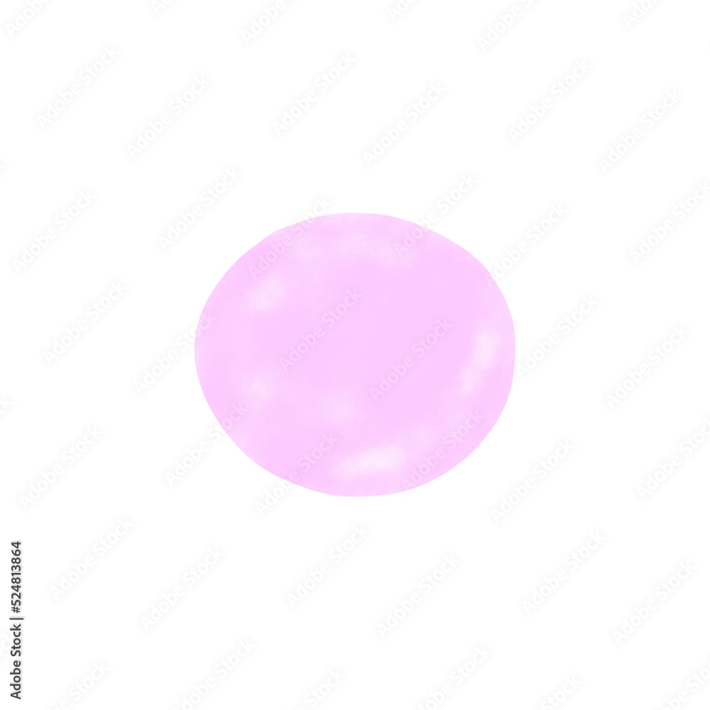 Fototapeta premium Pink Circle Watercolor