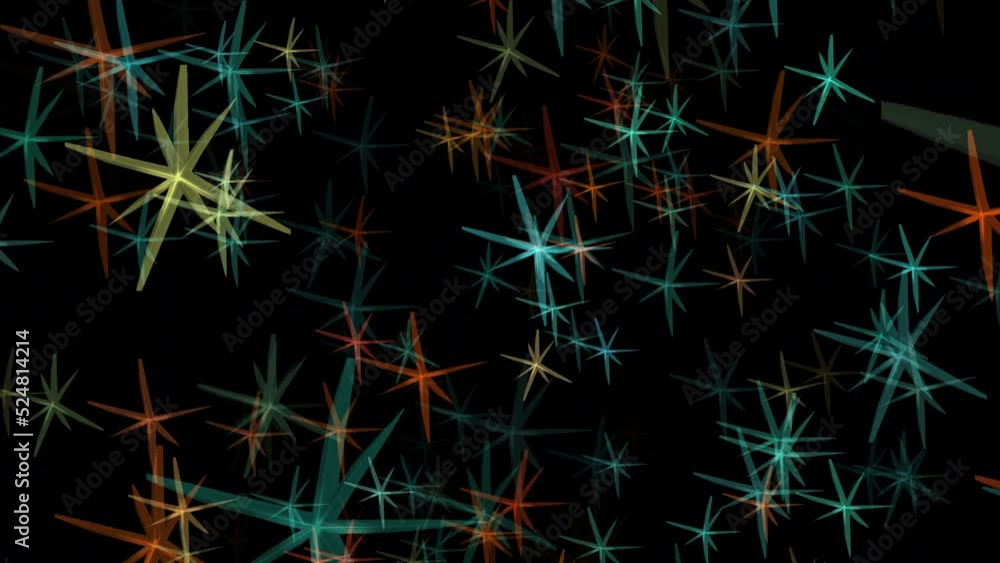 Futuristic fireflies in neon rays of light move in space. 4K flying digital technology background. 3D. Beautiful background. Technological motion background. Isolated black background Futuristic fireflies in neon rays of light move in space. 4K flying digital technology background. 3D. Beautiful background. Technological motion background. Isolated black background